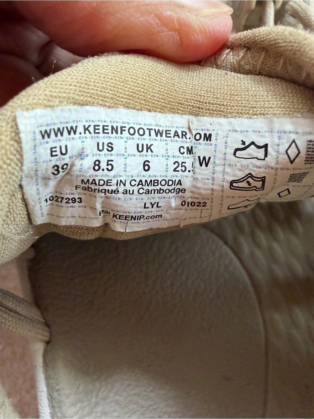 Keen Women's Tan Beige Slip-On Woven Shoe - Picture 2 of 5